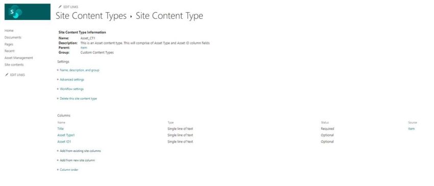 Content Types in SharePoint Online